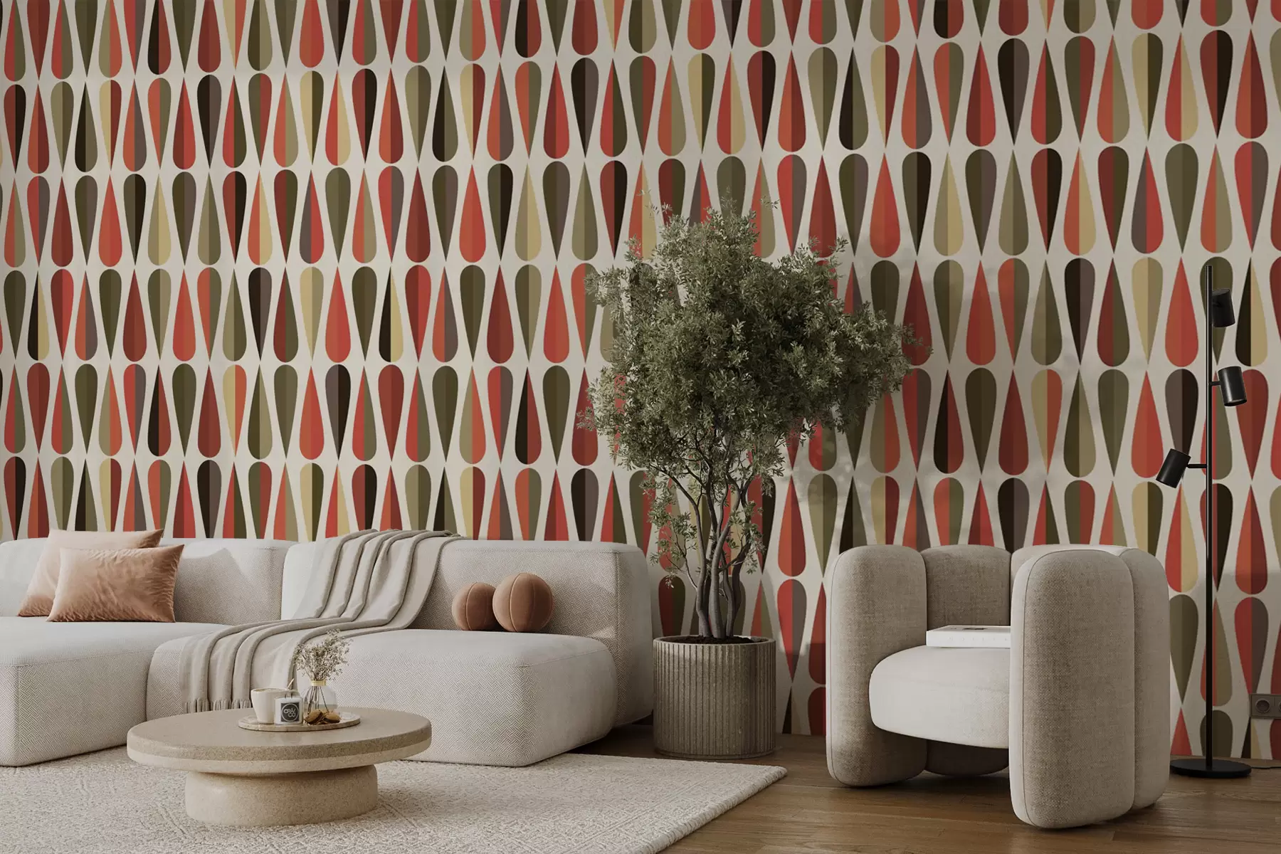 Фототапет Ретро капки от 70-те u51626