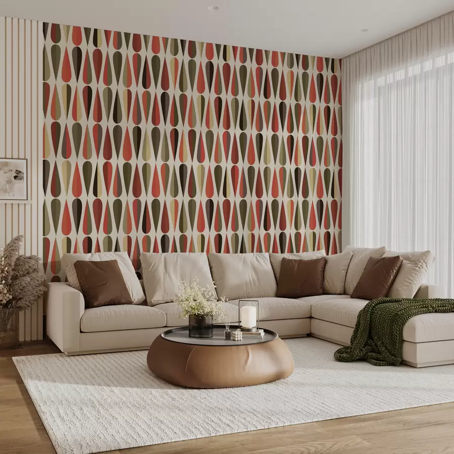 Фототапет Ретро капки от 70-те u51626