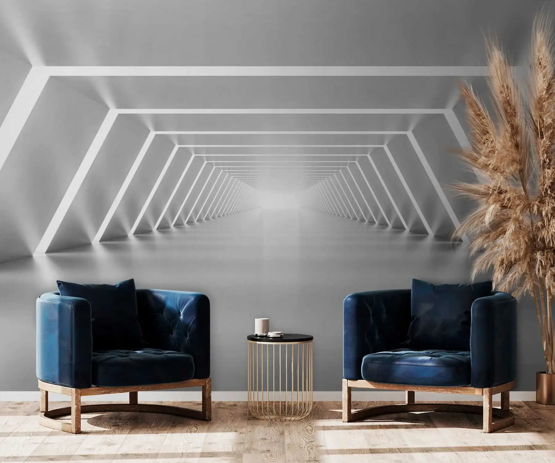 Фототапет Сив тунел u03369