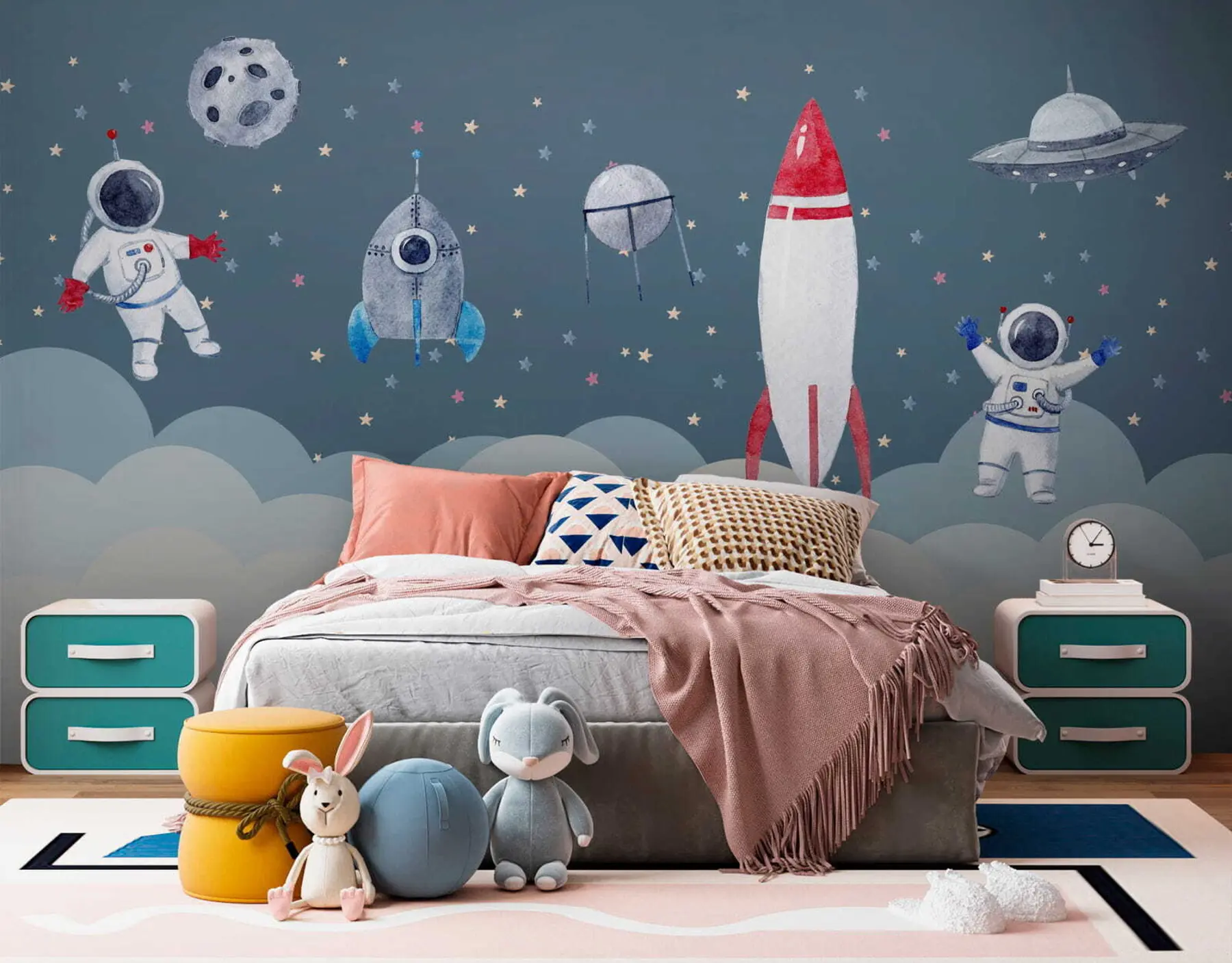 Фототапет Космонавти в детската стая u09813