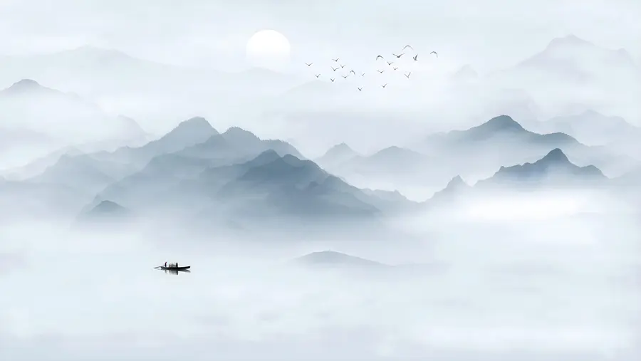 Фототапет Планини в мъгла u23971