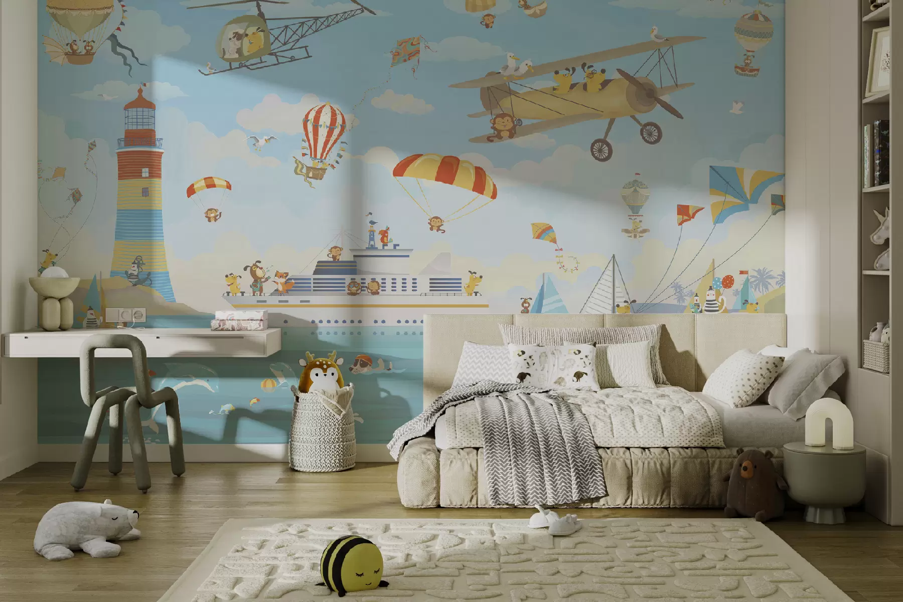 Фототапет Животни в пристанищния град u62422