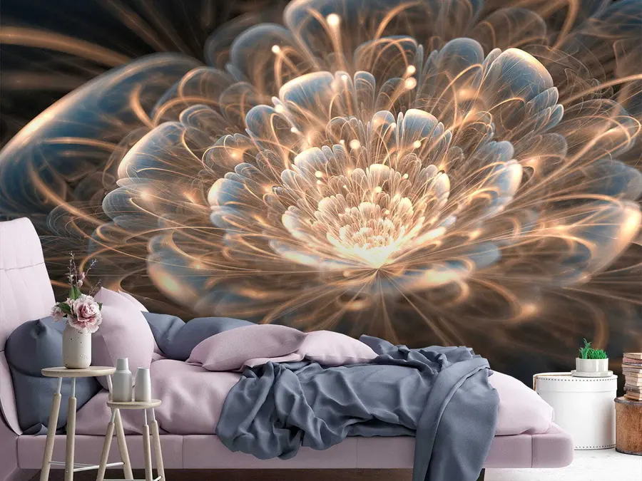 Фототапет Рисуване със светлина на тъмен фон u59705