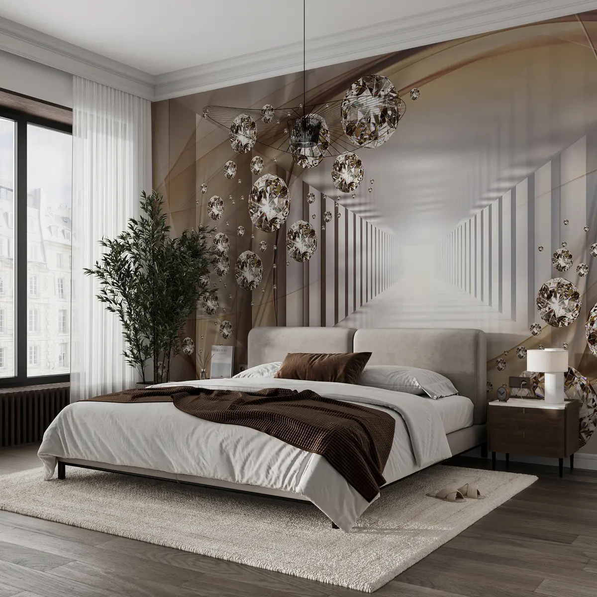 Фототапет Тунел с кристали u79958d2