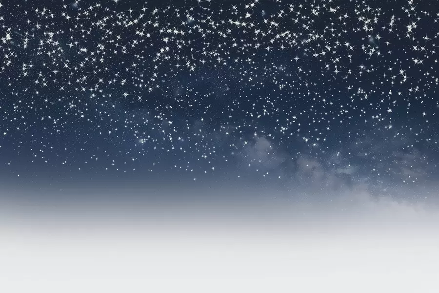 Фототапет Звездно нощно небе, мек градиент, космически, съзвездия w01797v1