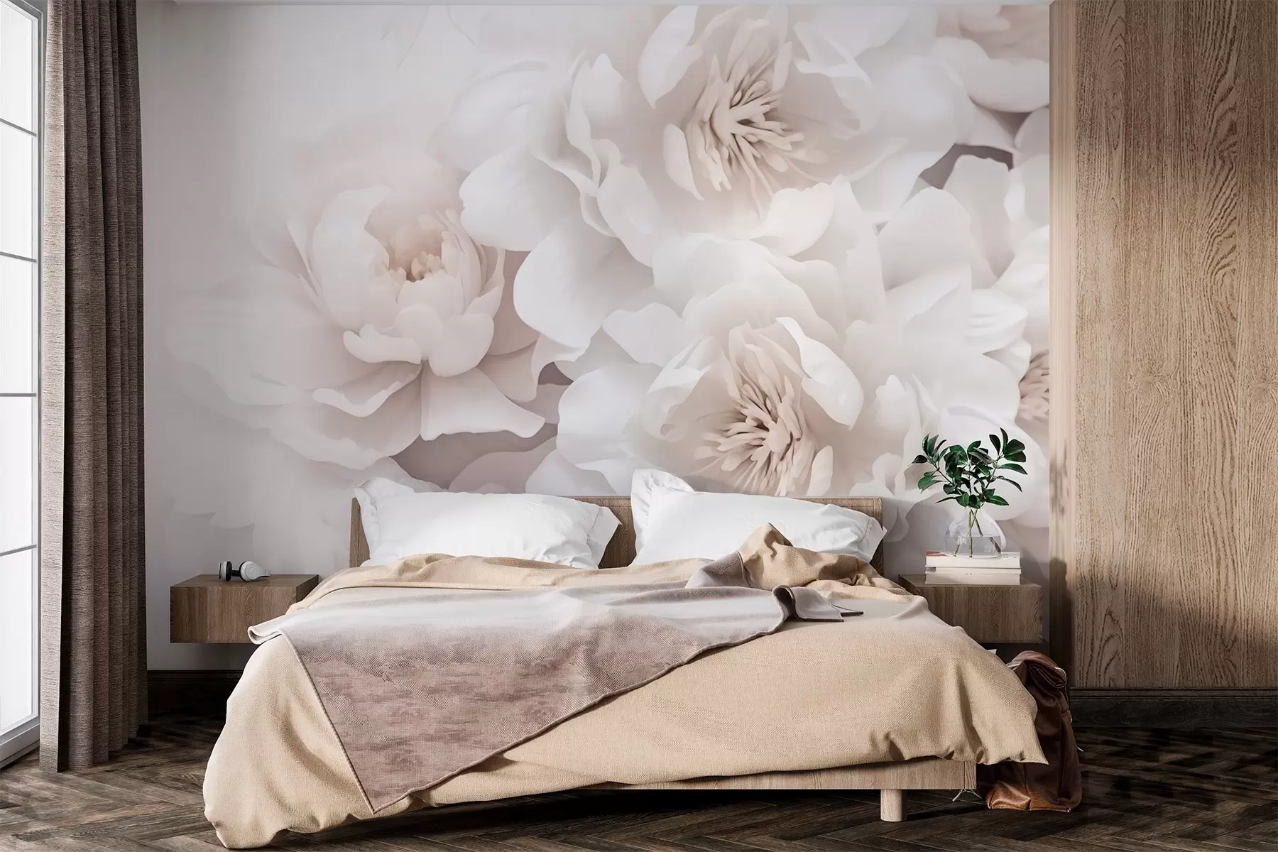 Фототапет Бели рози w01909