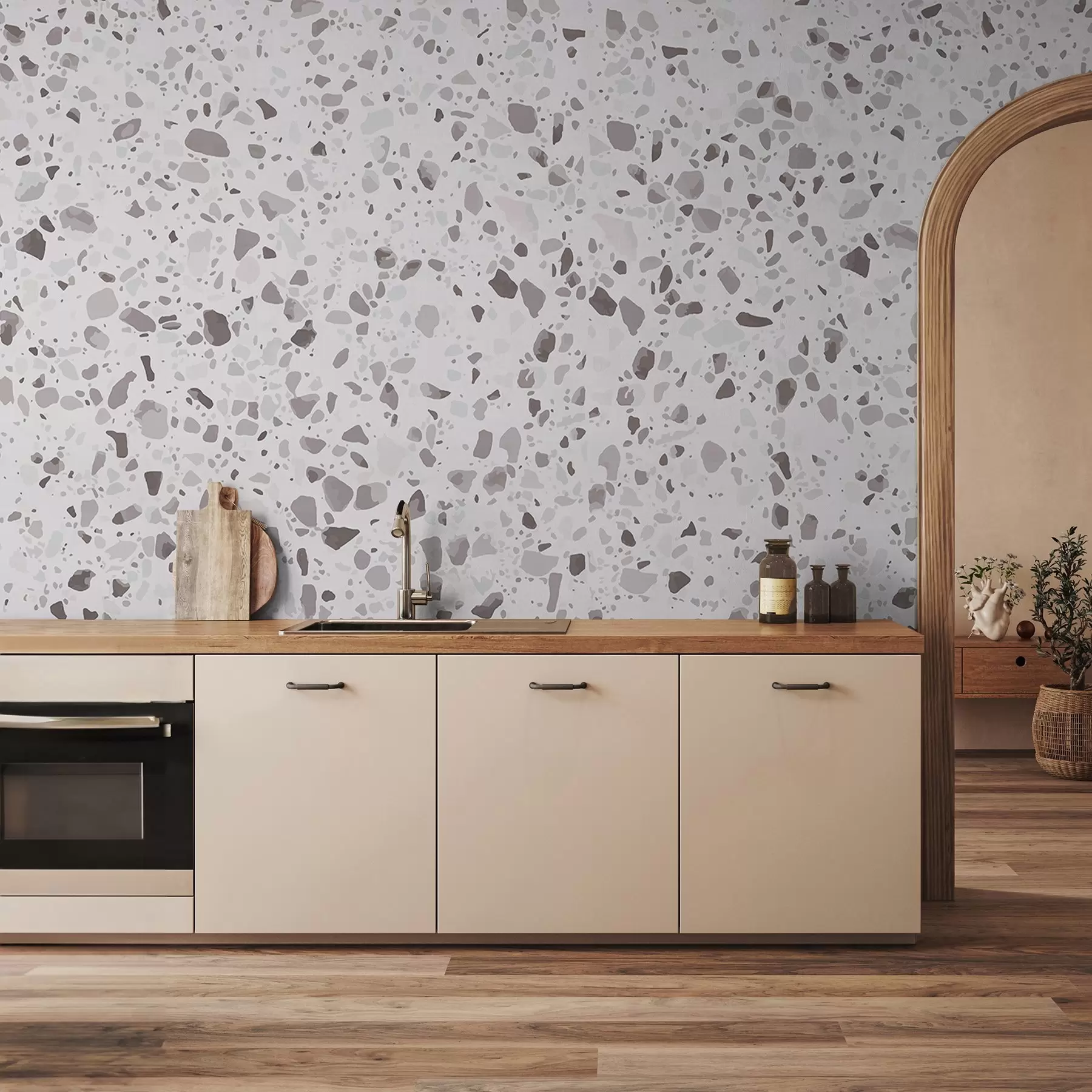 Фототапет Елегантен дизайн с петниста повърхностна текстура u99669