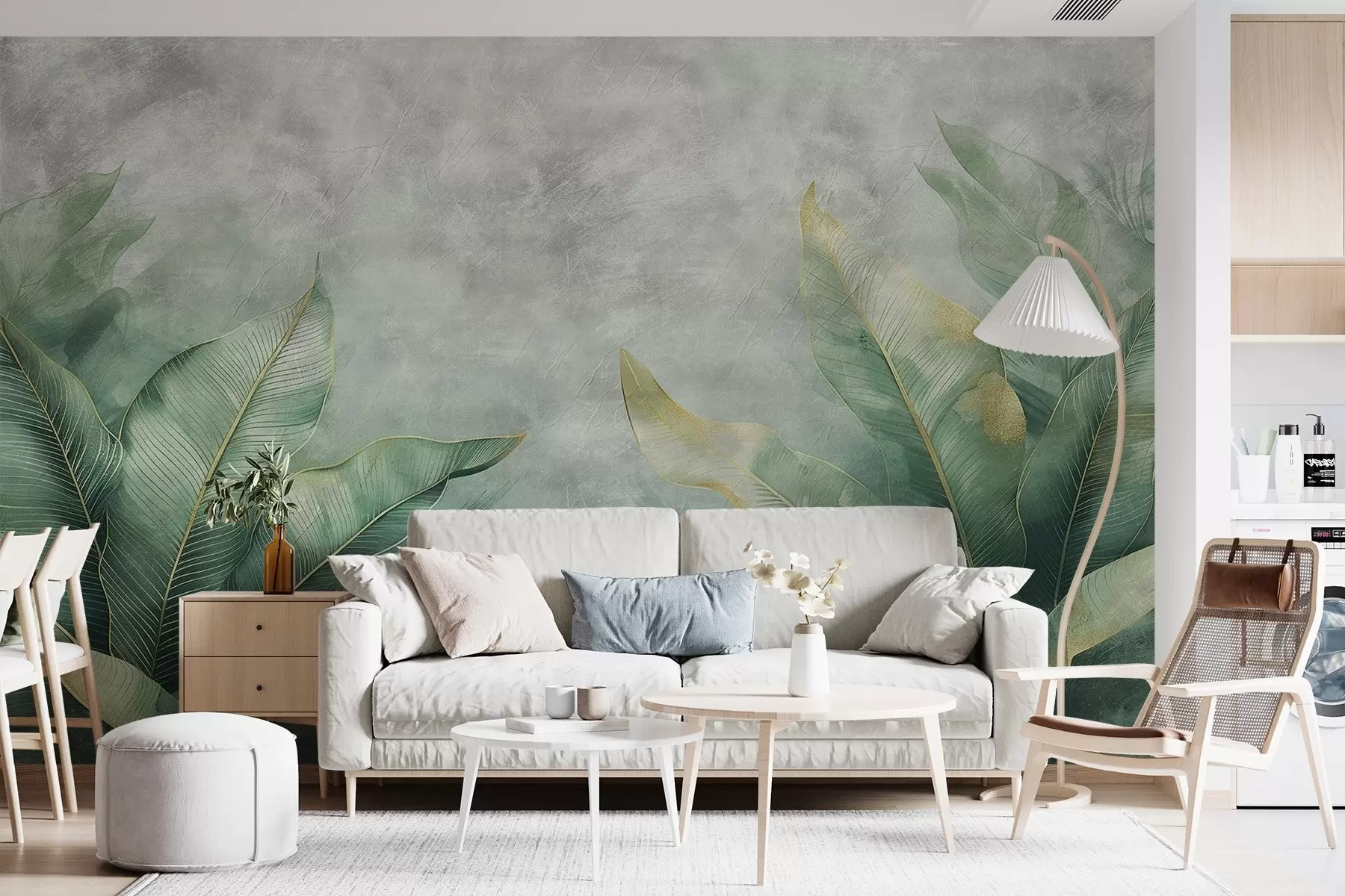 Фототапет Бананови листа w01900