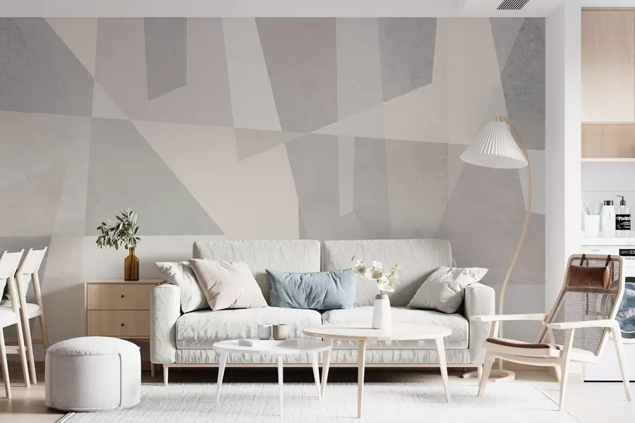 Фототапет модерна текстурирана геометрия  w02445