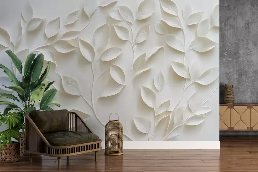 Фототапет Обемни клони с листа w02504