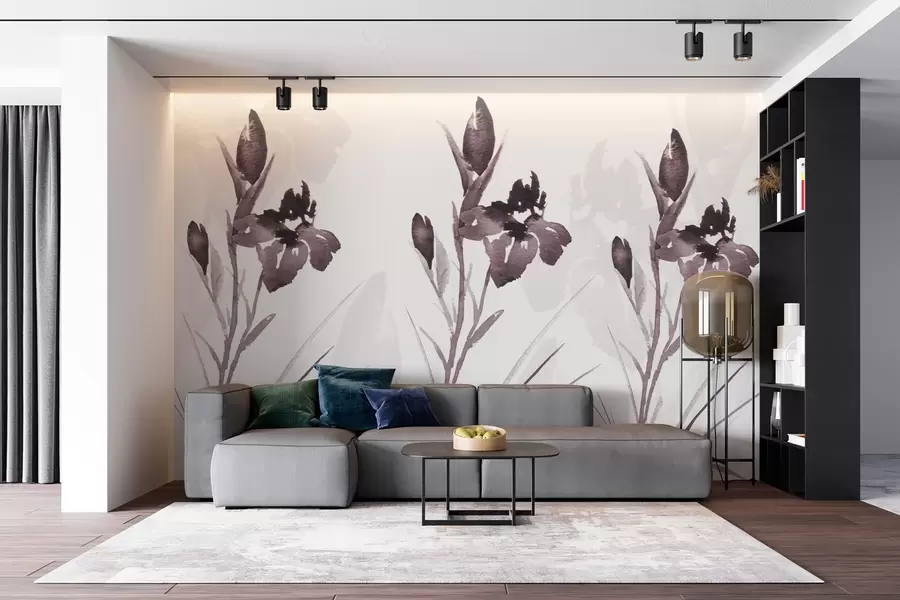 Фототапет кафяви големи ириси w02564v1