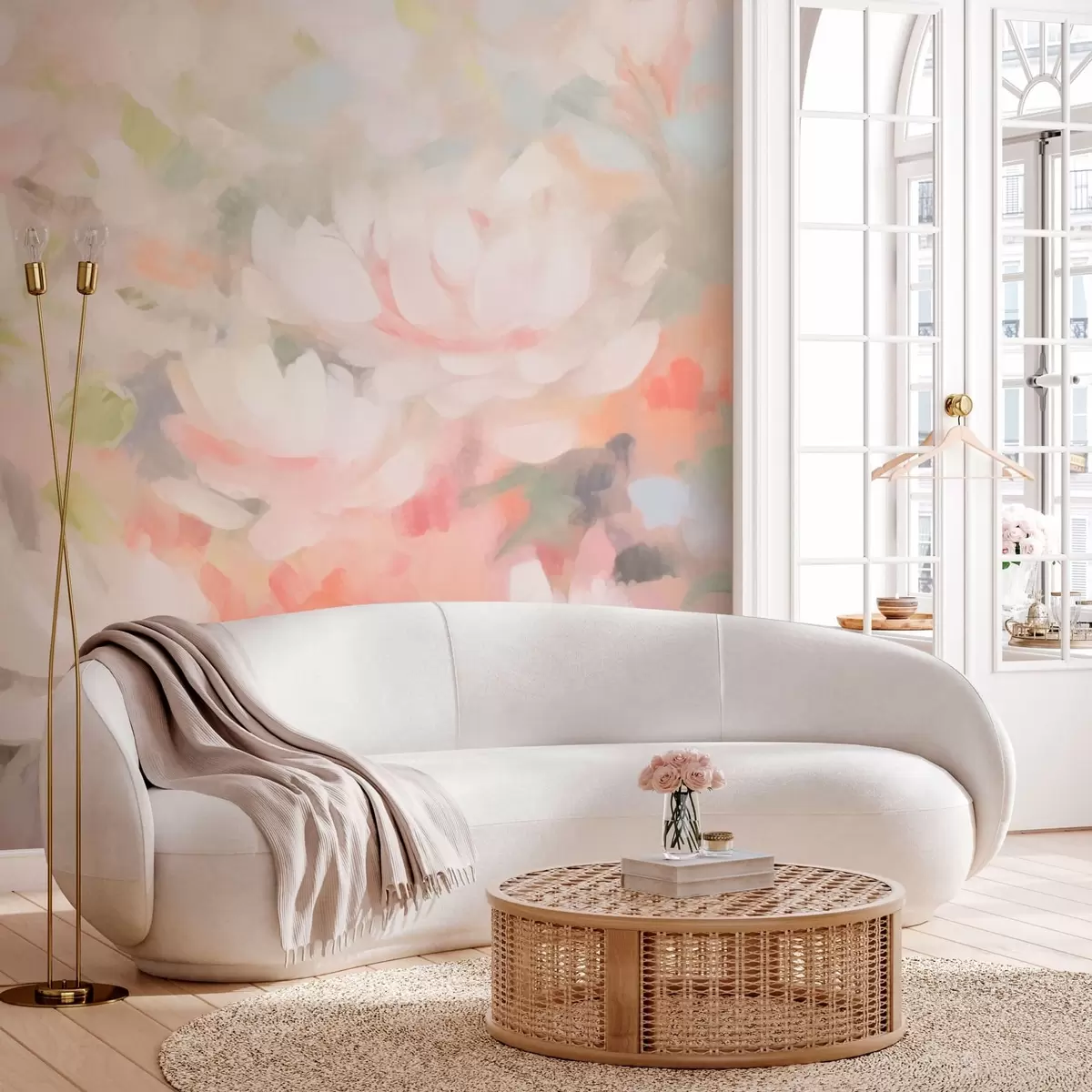 Фототапет Розови цветя w08547