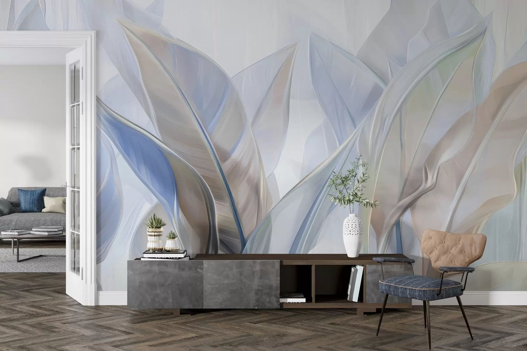 Фототапет Стилизирани многоцветни листа w02624v1