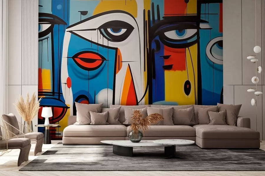 Фототапет Абстрактен портрет w02698