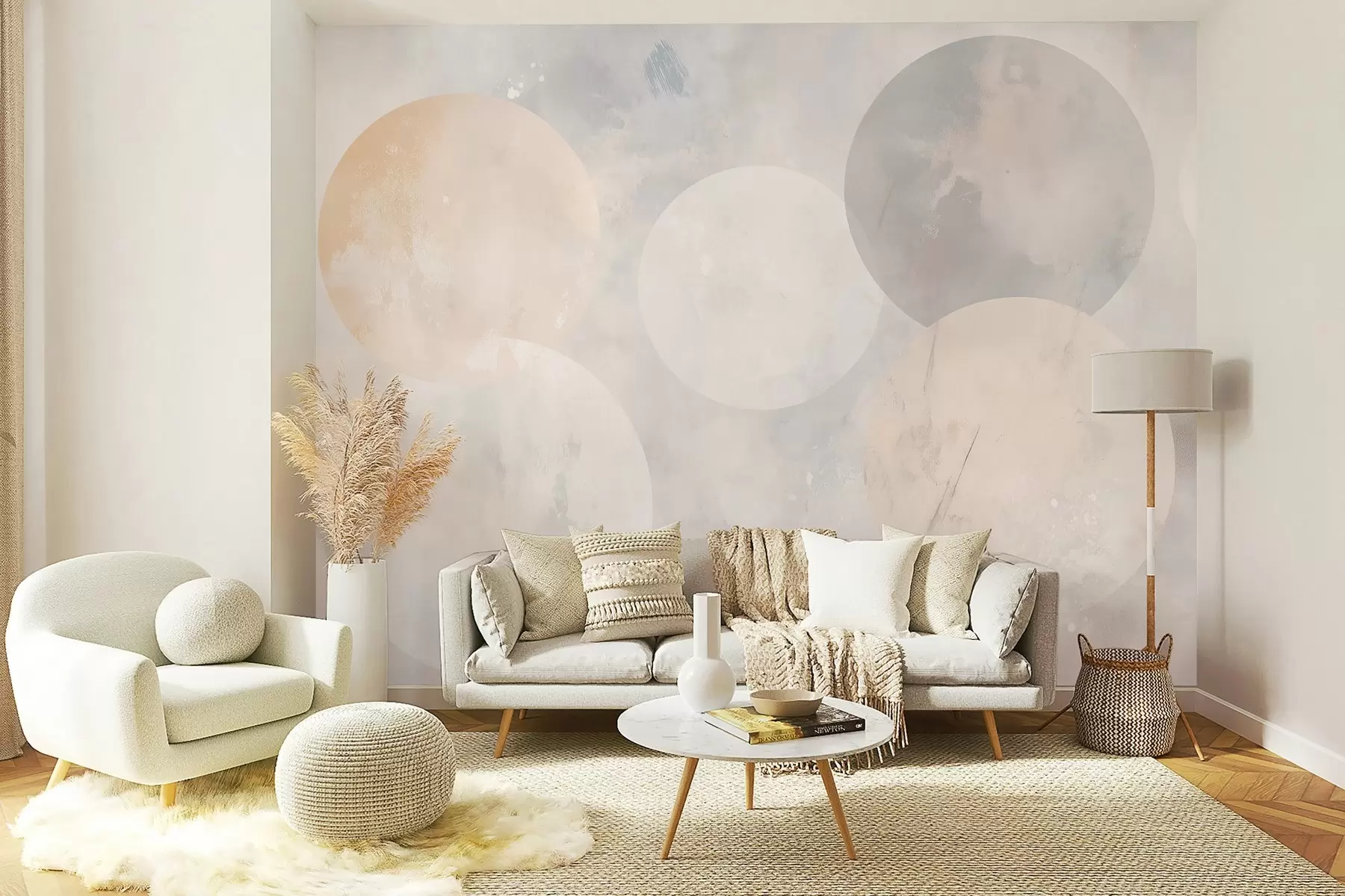 Фототапет Абстрактен тапет танц на планетите w02911