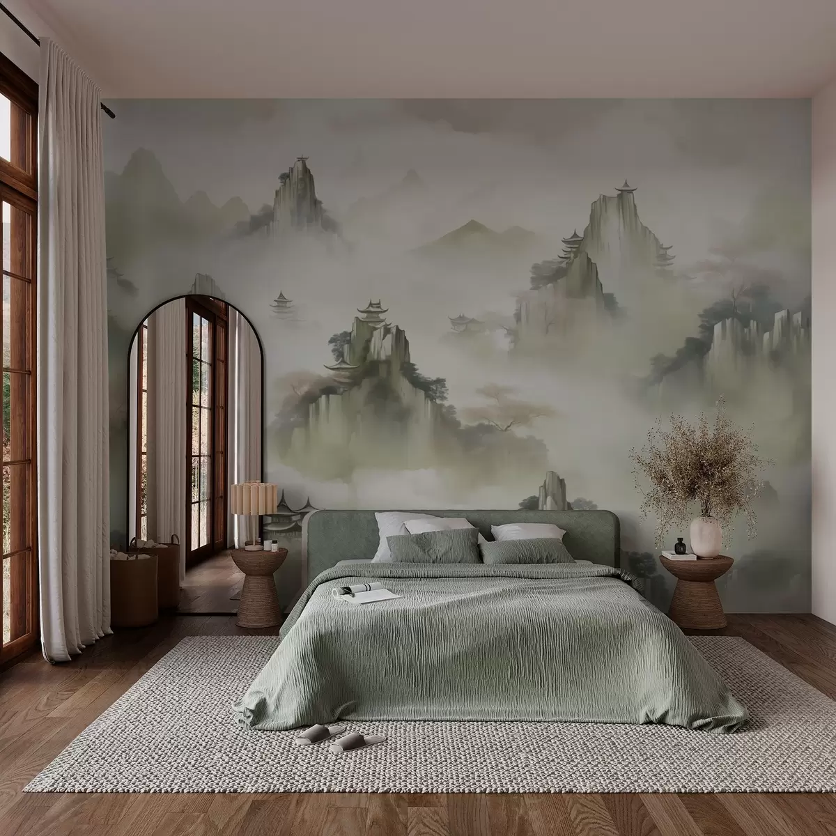 Фототапет Имитация на скални върхове акварел w03036