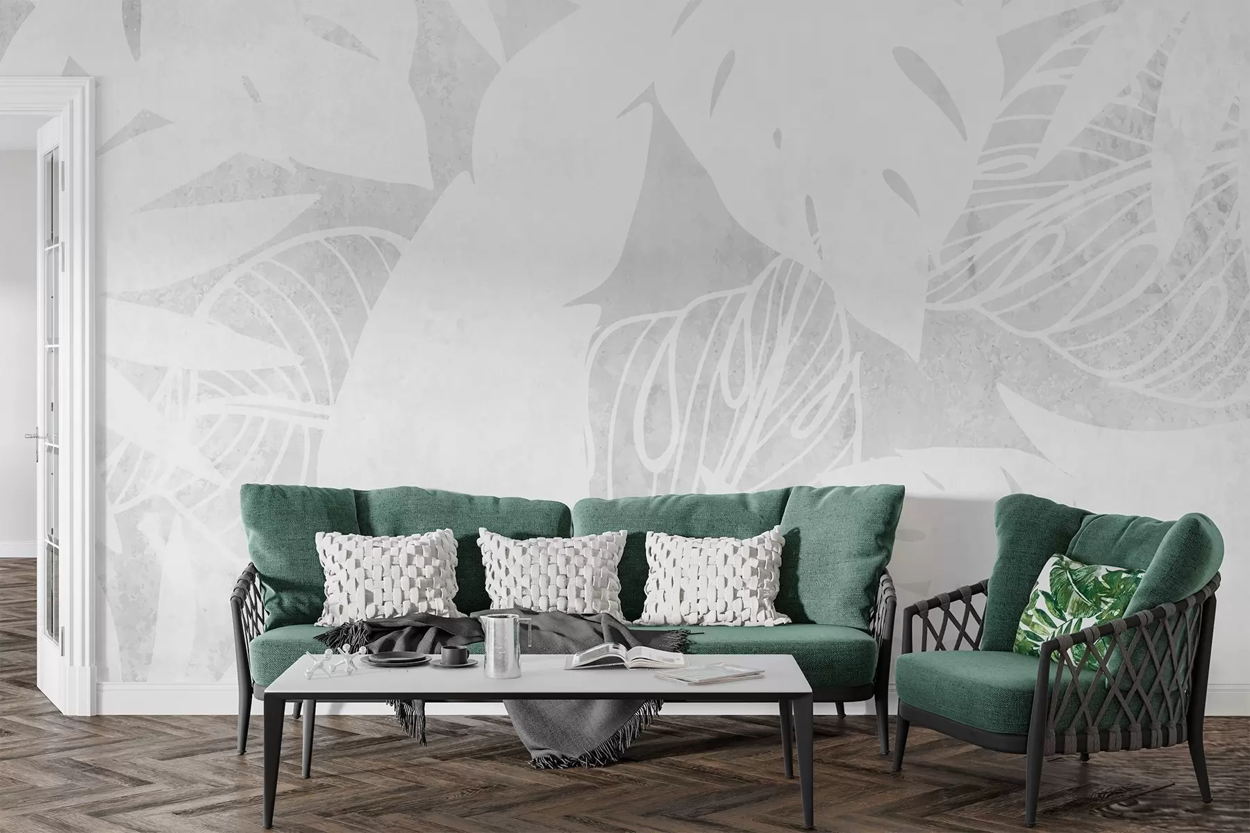 Фототапет Абстрактен флорален модел w03270