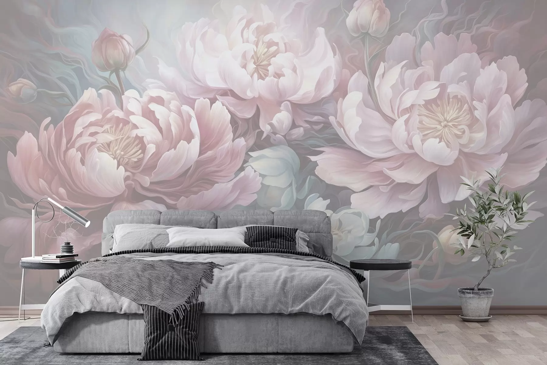 Фототапет Приказни божури в стил 