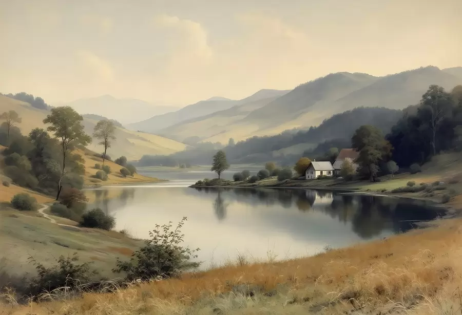 Фототапет Спокойствие на пейзажа w03331