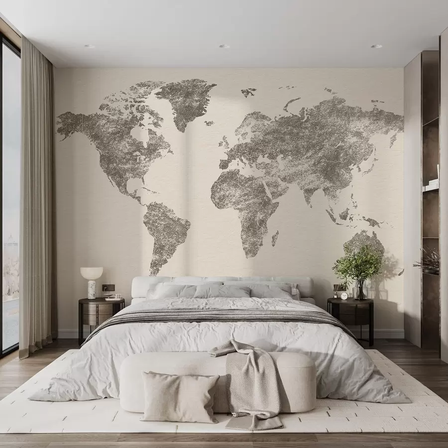 Фототапет Текстурна карта на света w03312v2