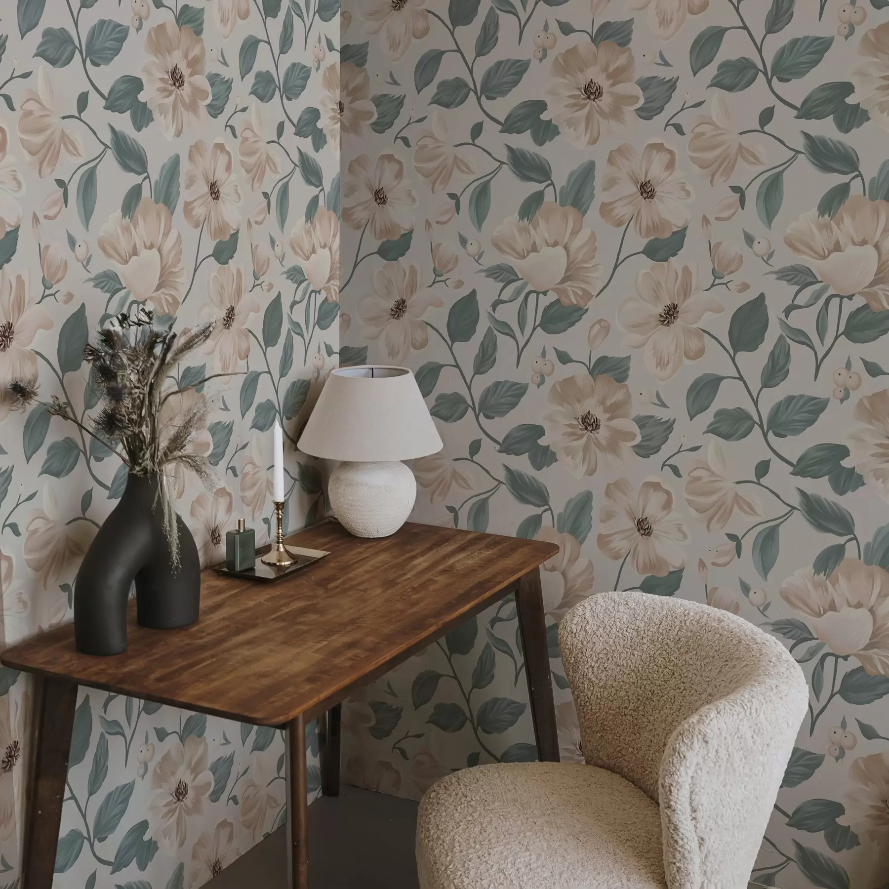 Фототапет Деликатна цветна композиция в пастелни цветове a00043