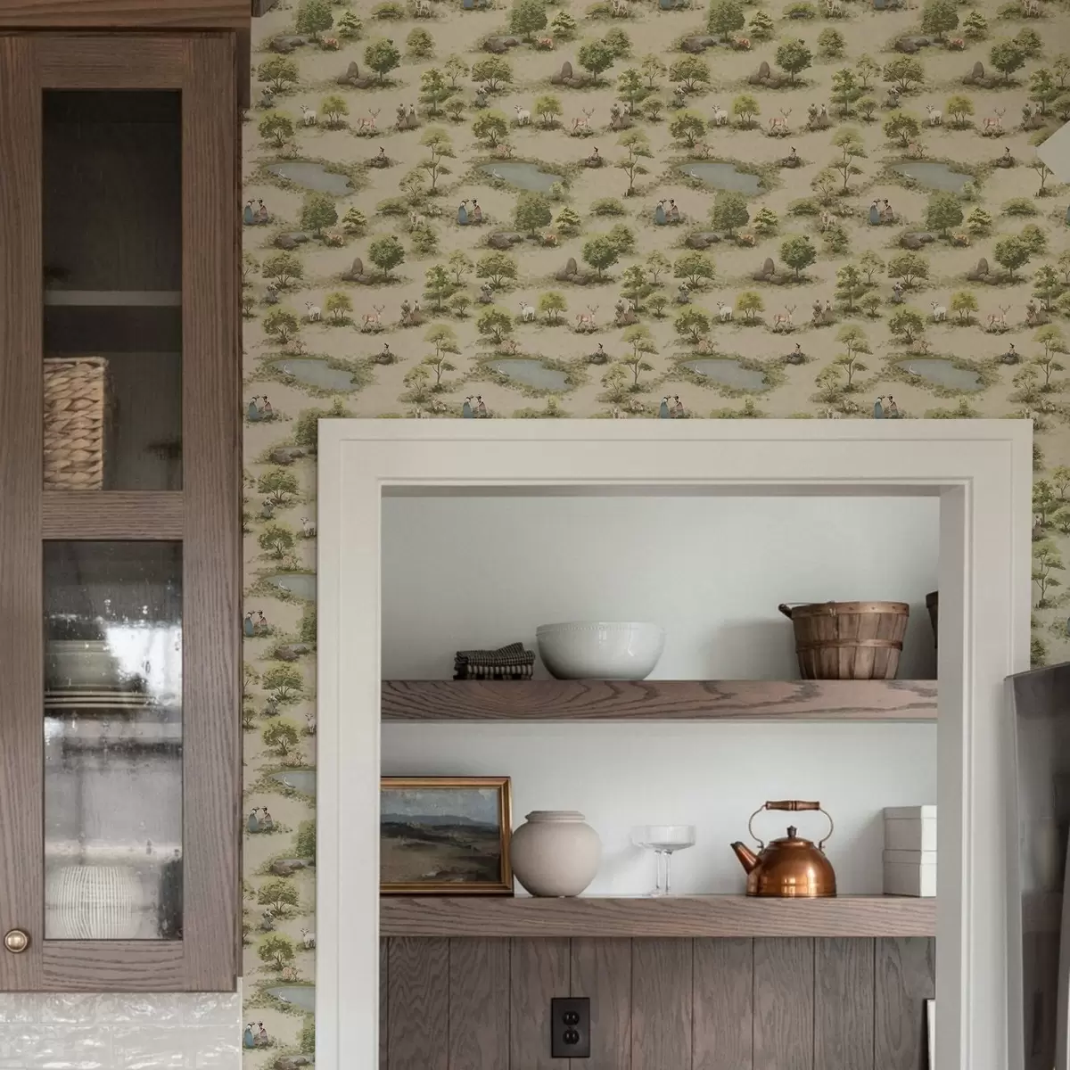 Тапети Хора и животни край езерото a00085