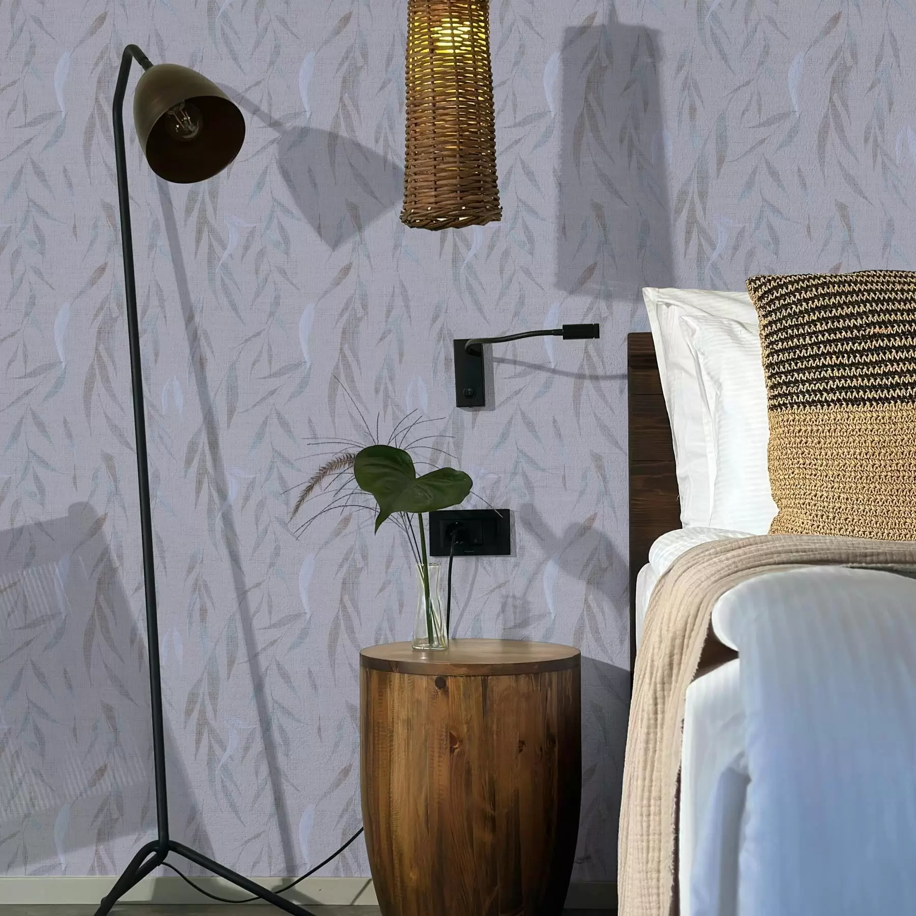 Фототапет Висящи клони с листа a00095