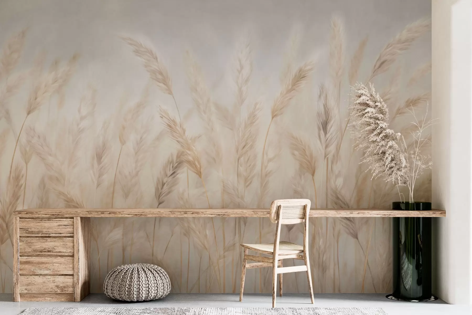 Фототапет Зрънца на фона на синьото небе w03530