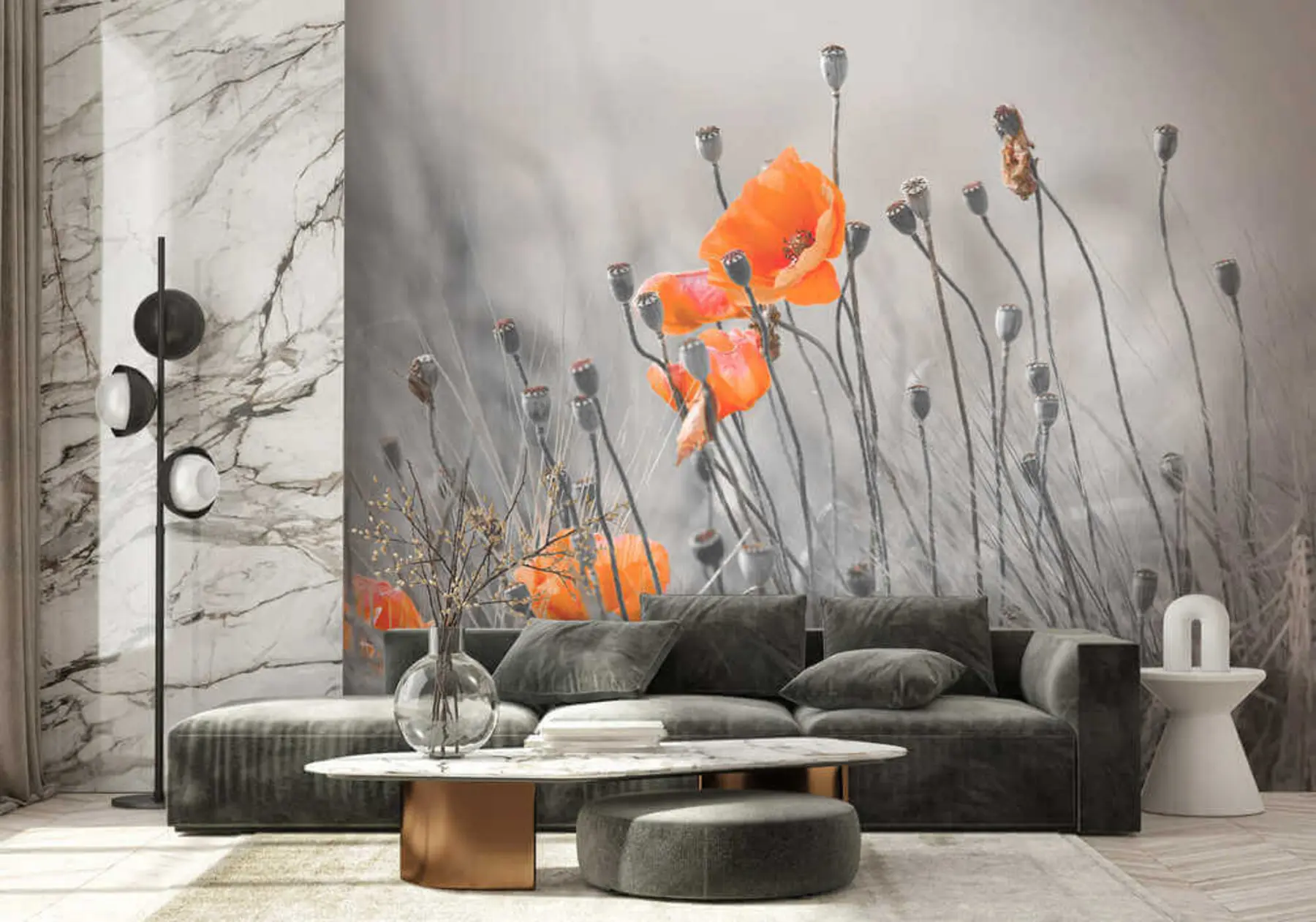 Фототапет Полски макове u53411