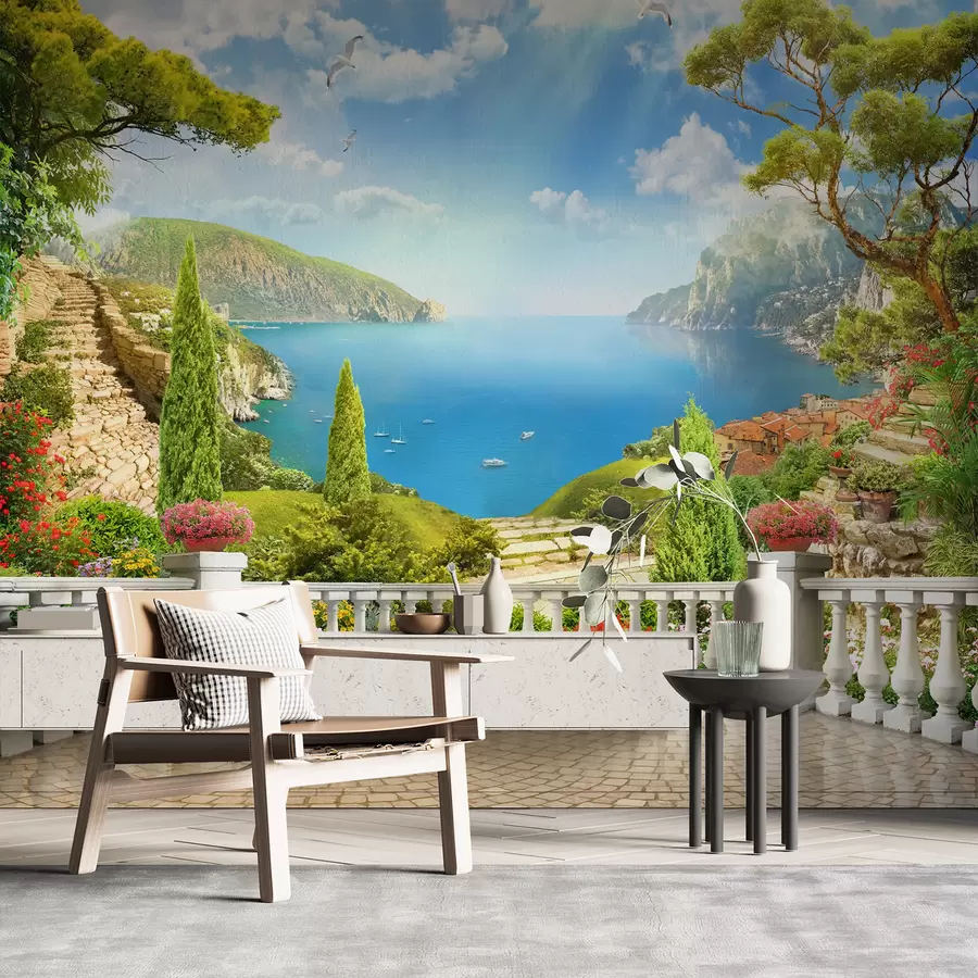 Фототапет Небе, облак и вода u60261