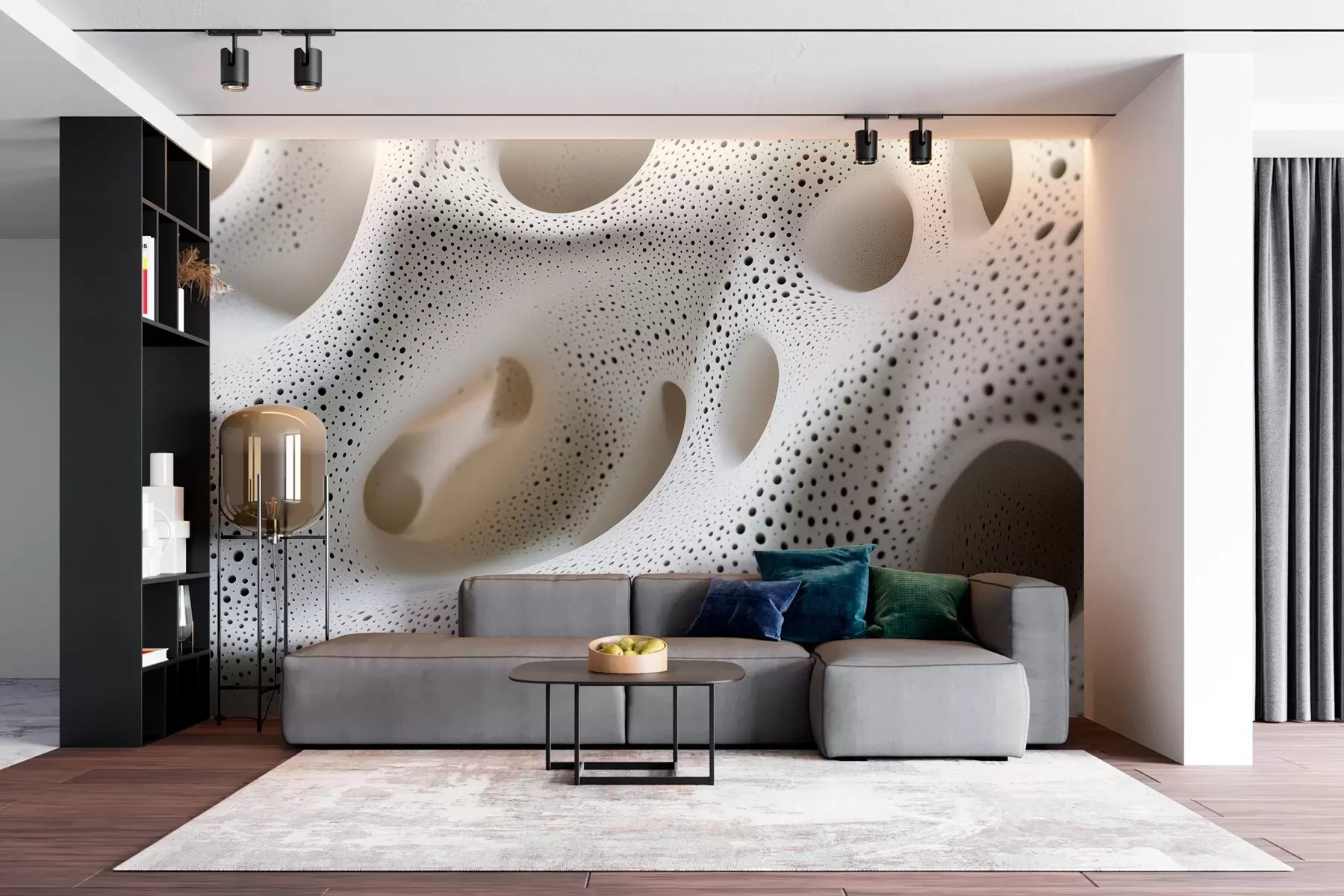 Фототапет футуристична органична текстура w03452