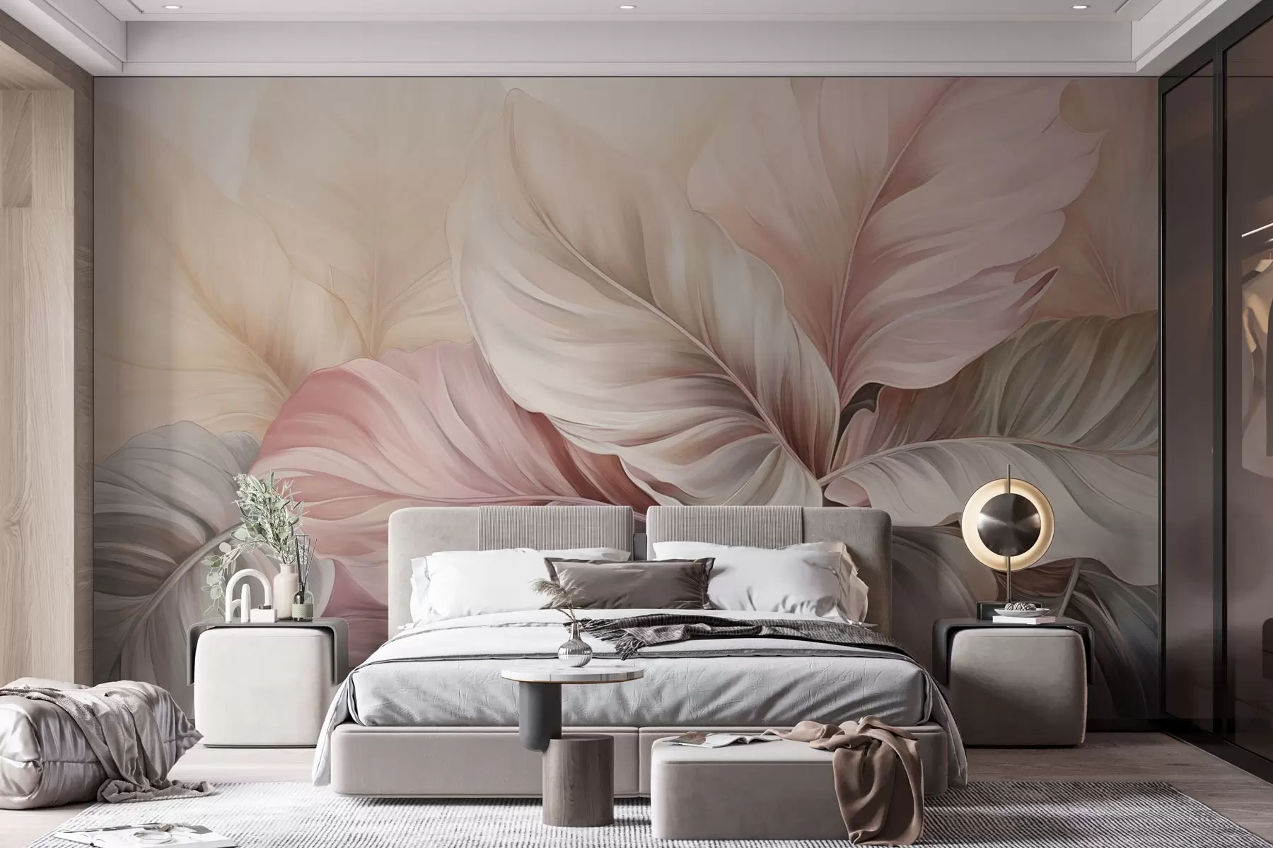 Фототапет Тропическа зеленина с преливащи се цветове w03597