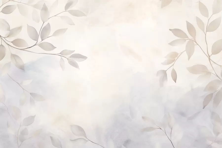 Фототапет Светли листа в мъглата w08990