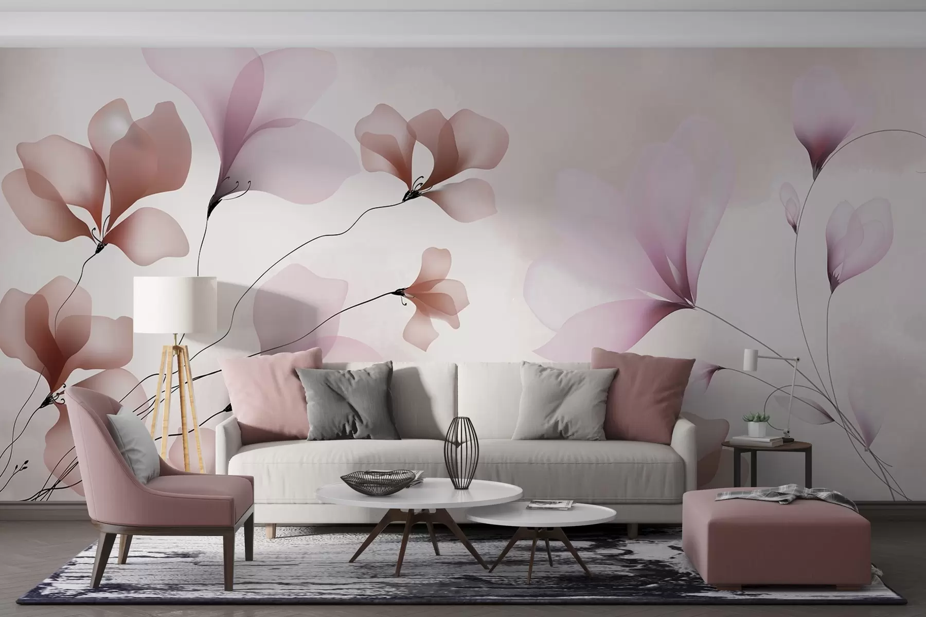 Фототапет Нежни цветя w03714