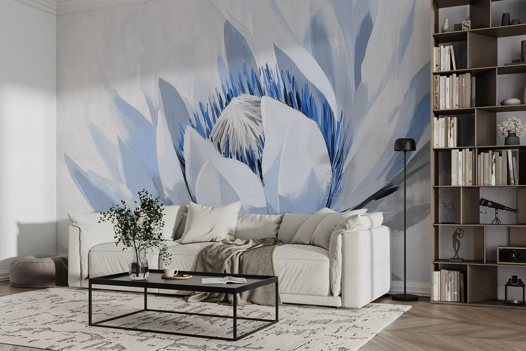 Фототапет Голямо абстрактно цвете акрил w09066v1