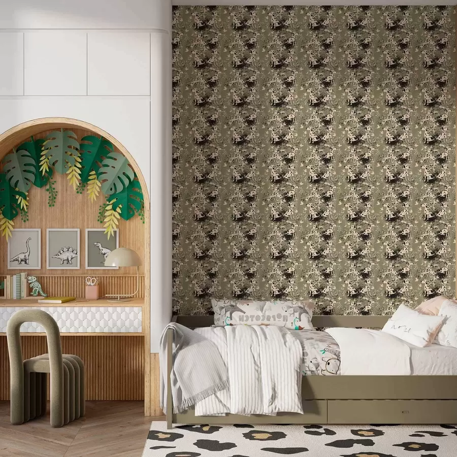 Фототапет Далматинци на маслинов фон a00122