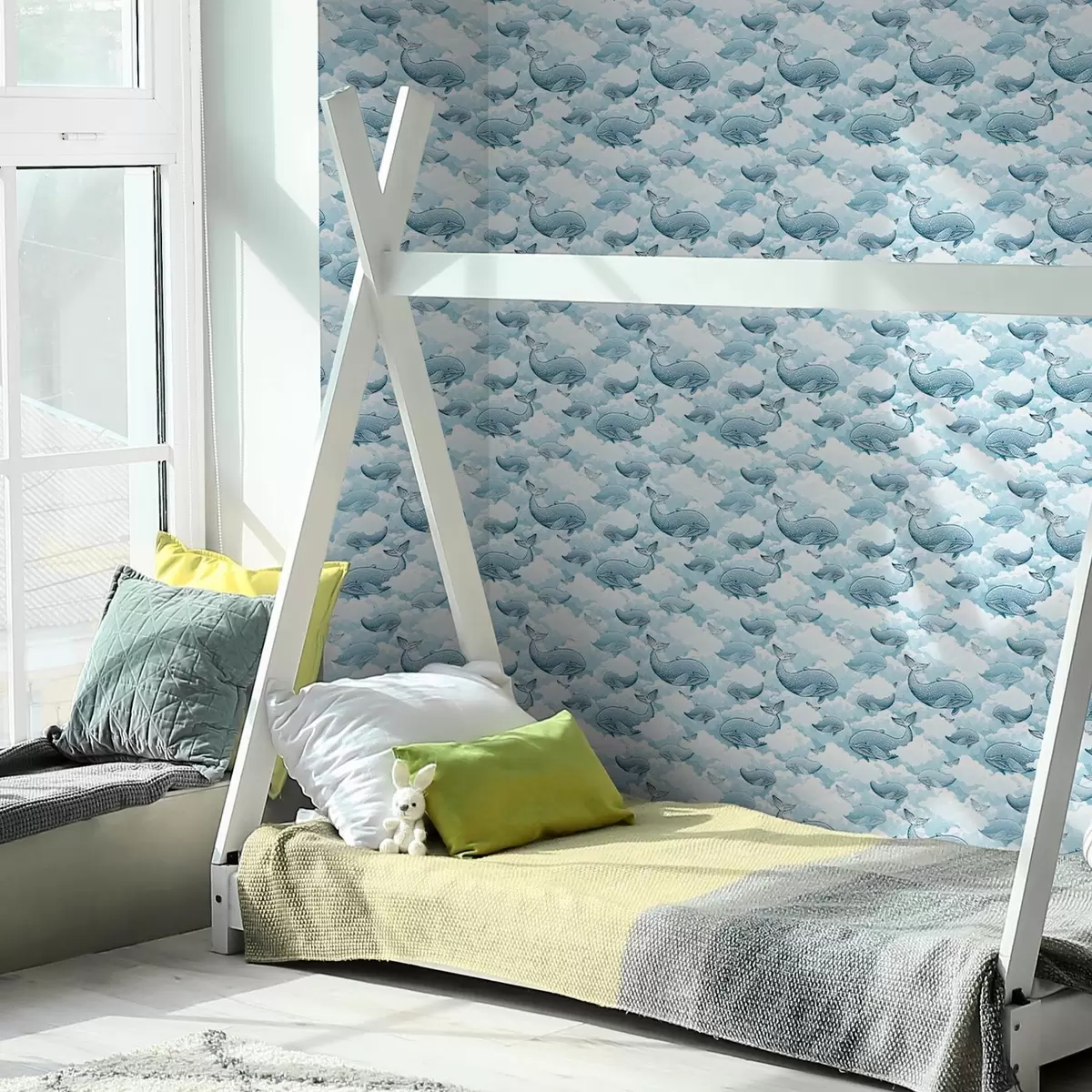 Тапети Китове и облаци a00123