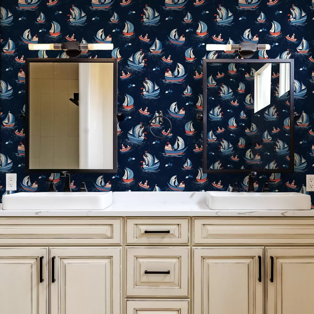 Тапети Кораби на син фон a00126v1