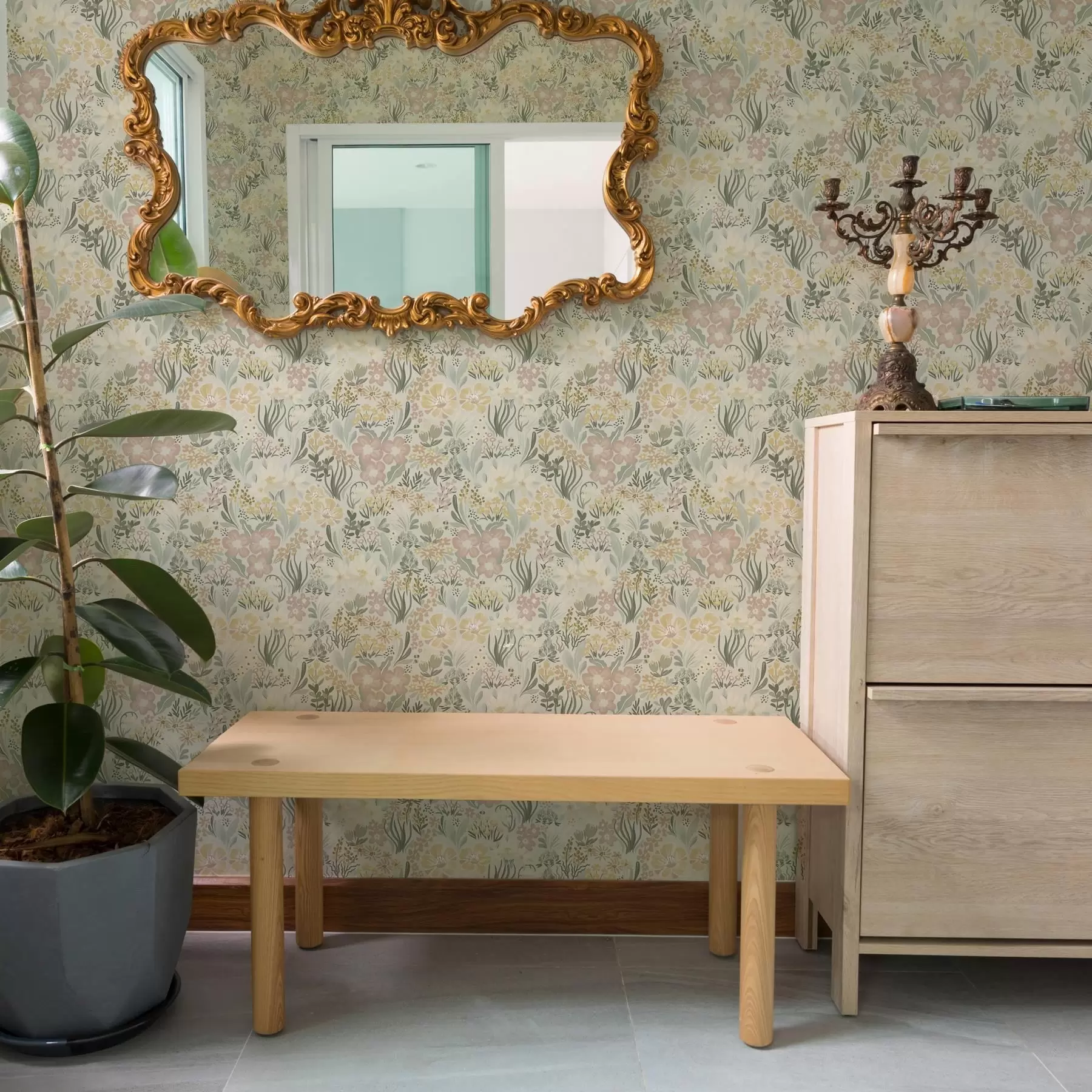 Фототапет Флорален принт в пастелна палитра a00154v1