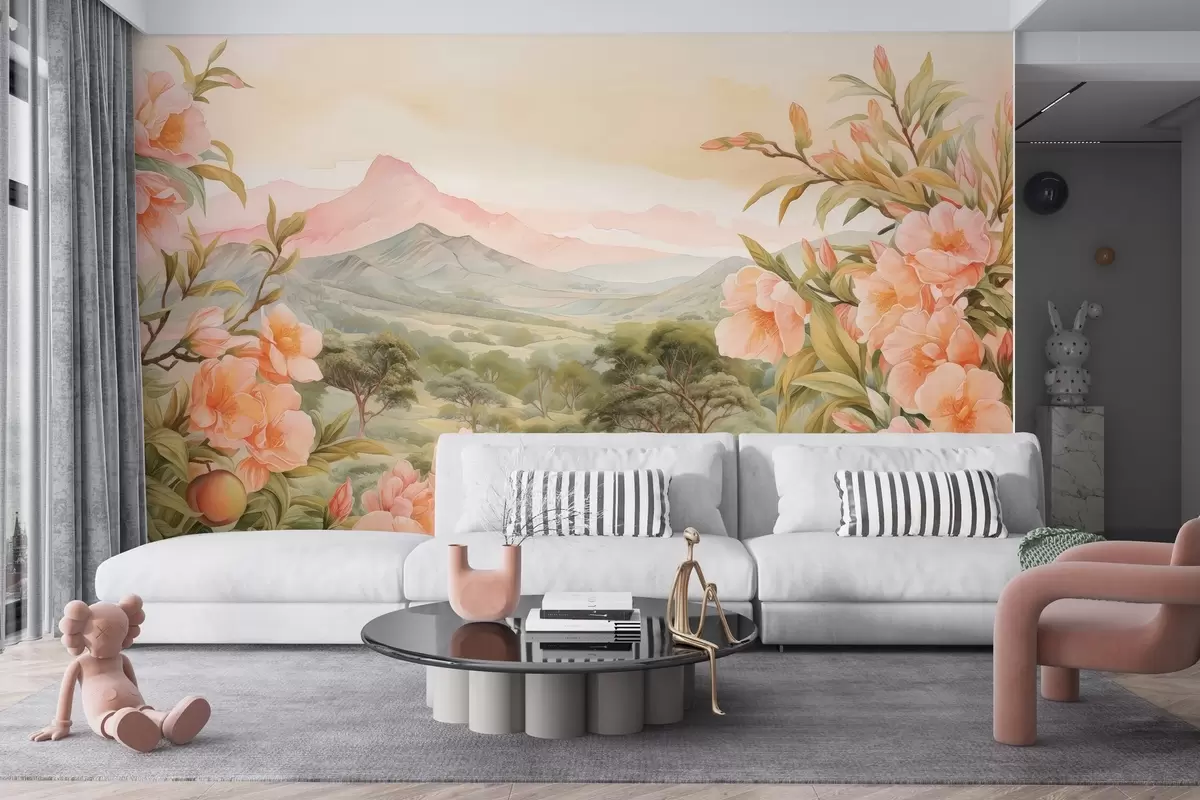 Фототапет Изглед към планината w03967