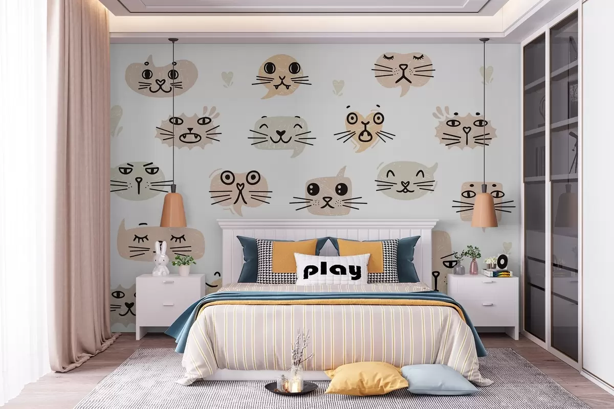 Фототапет Лица на котки w03951