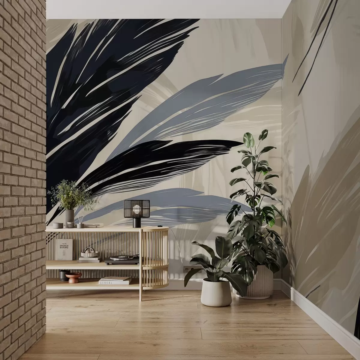 Фототапет Абстрактни разноцветни пера w04037v2