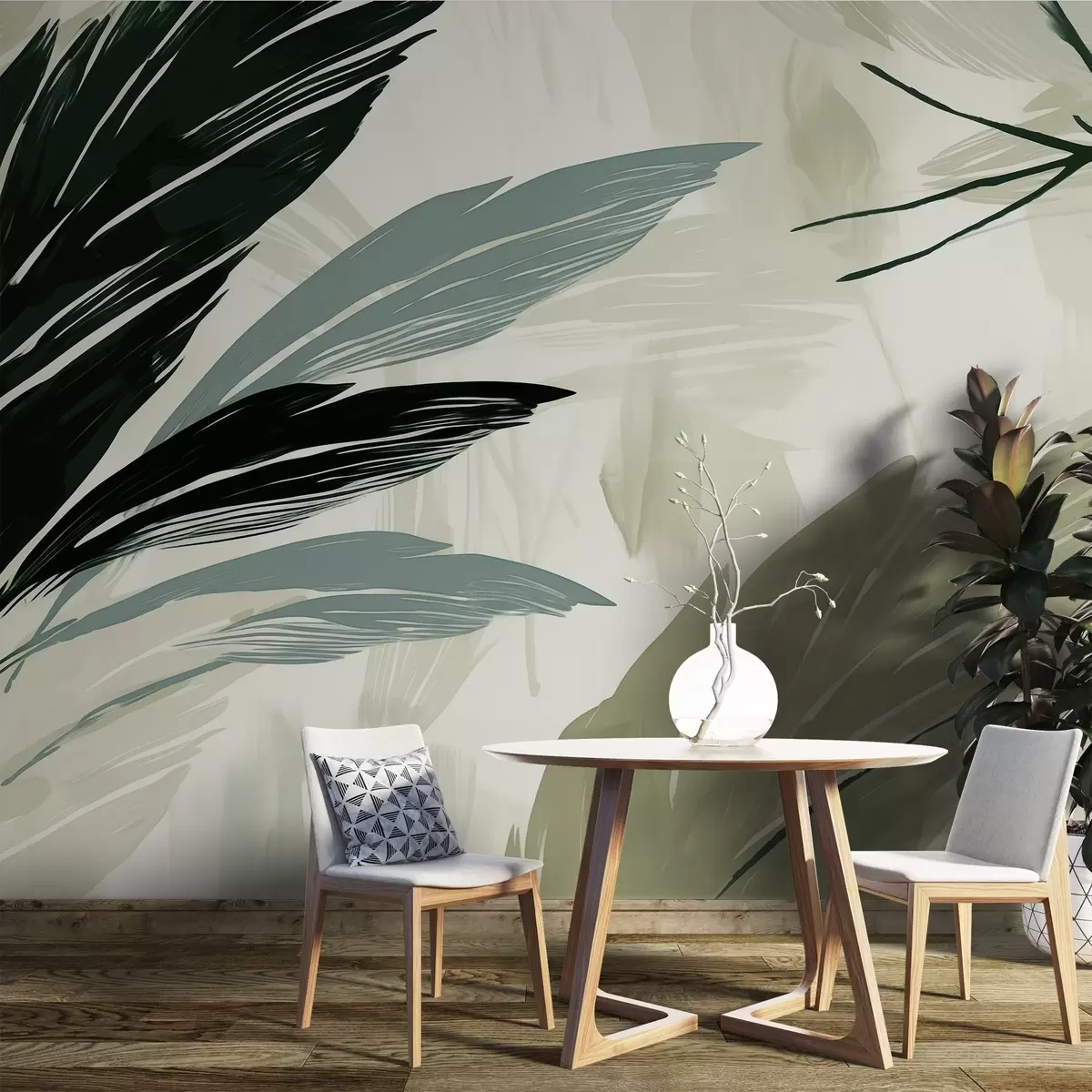 Фототапет Абстрактни разноцветни пера w04037v3