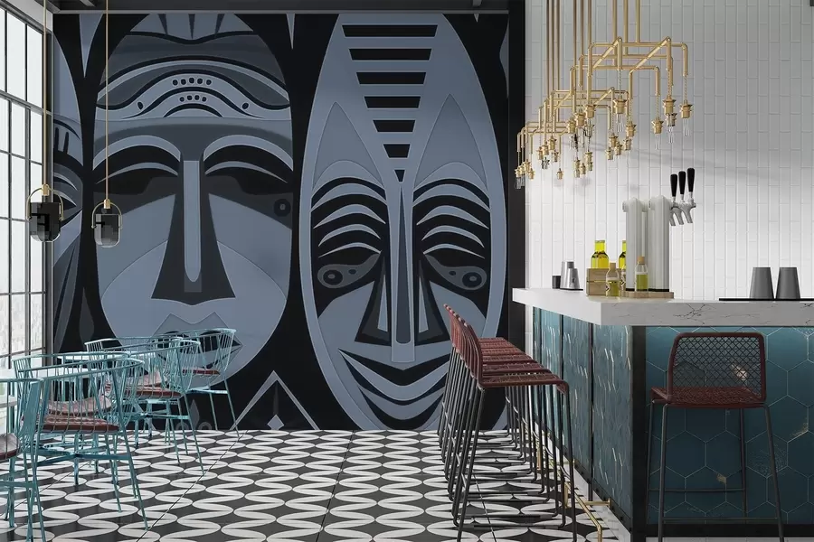 Фототапет Африкански маски w04043v1