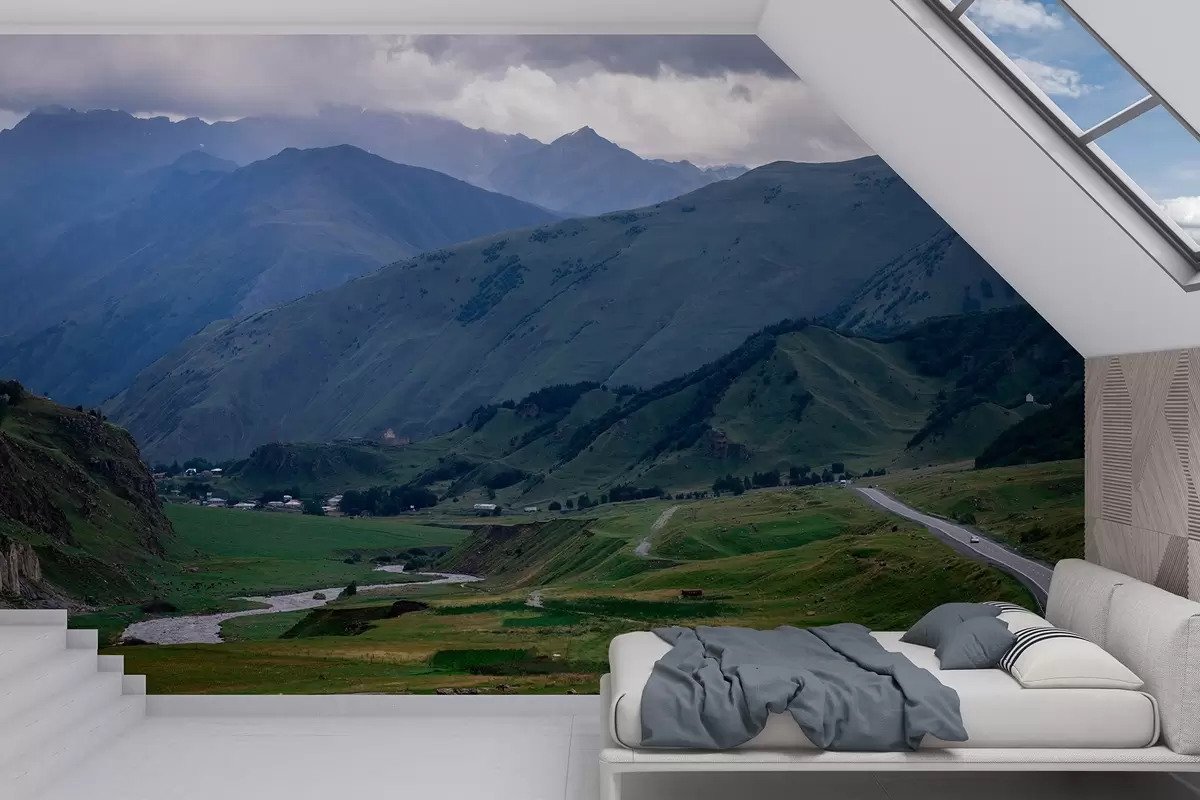 Фототапет Грузия пейзажи, планини, пътуване, реализъм w04097