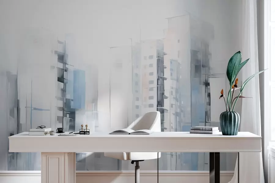 Фототапет Абстрактна имитация на градски пейзаж w04100