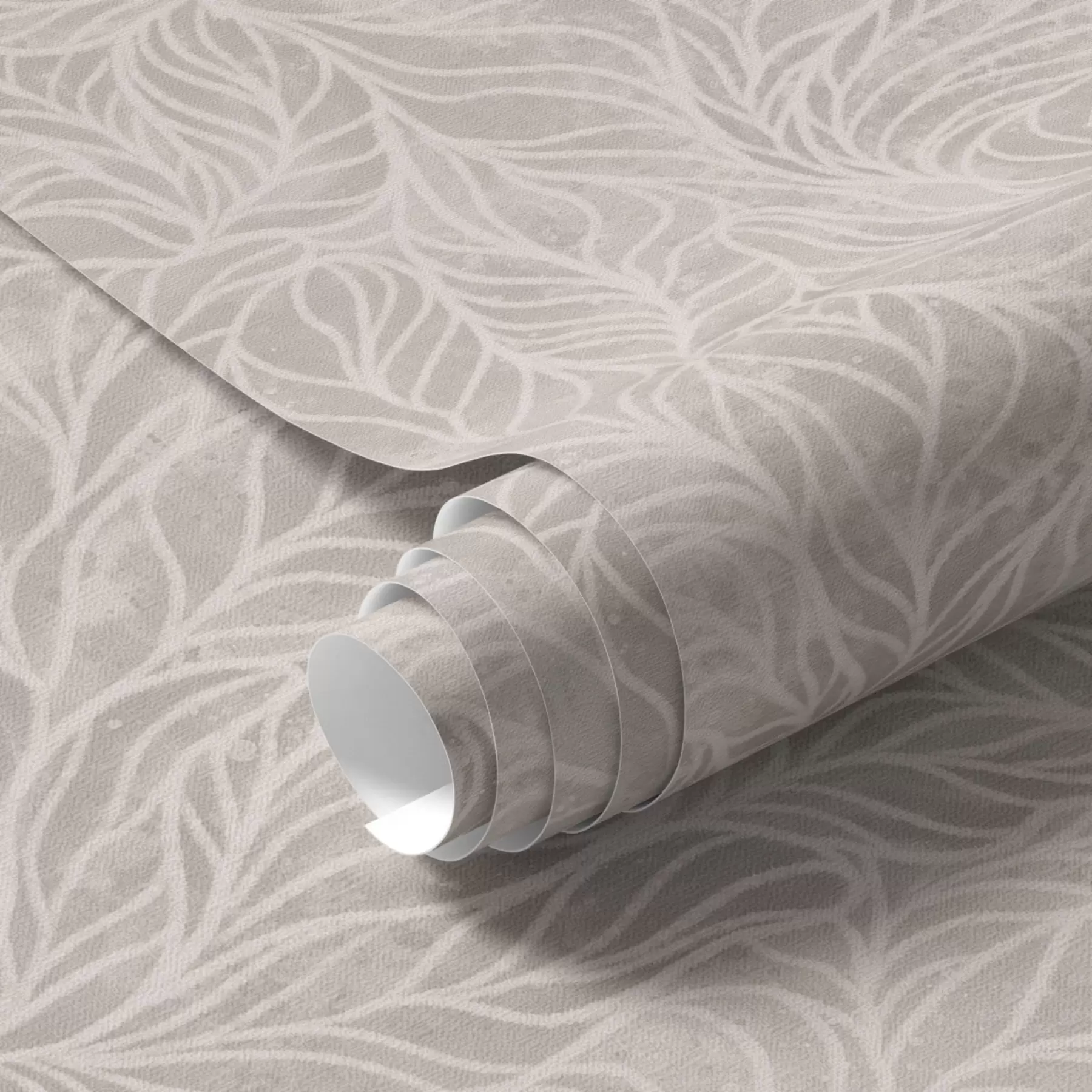 Фототапет Бежова абстрактна текстура с плавни линии на листа a00179