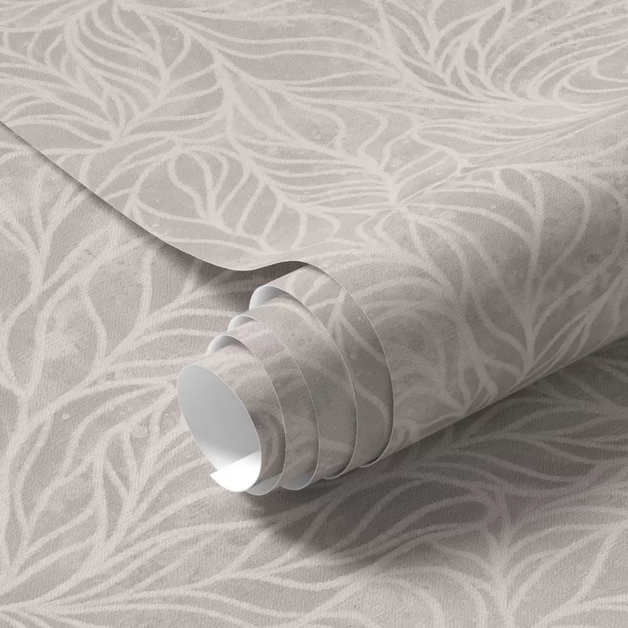 Фототапет Бежова абстрактна текстура с плавни линии на листа a00179