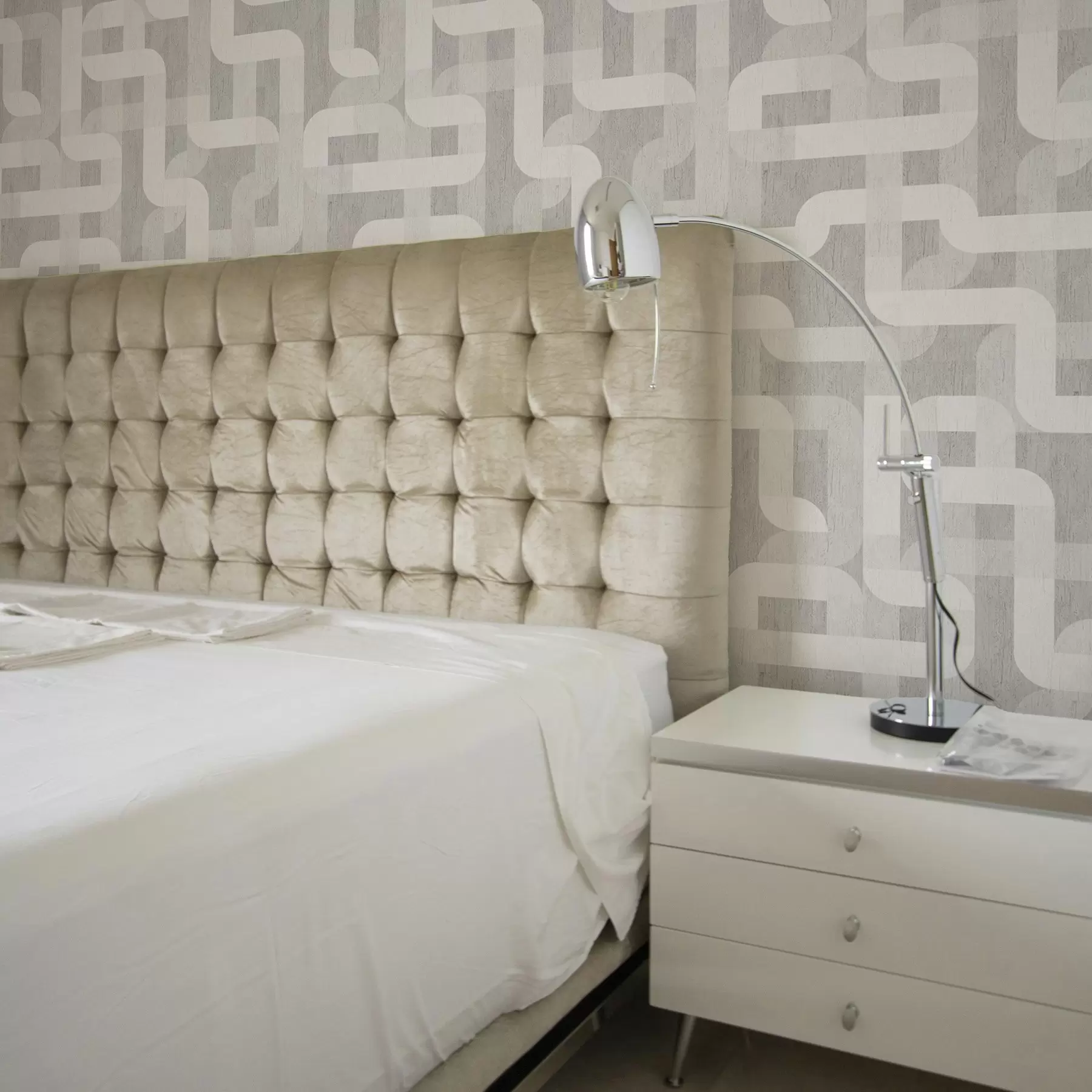 Фототапет Модерен графичен модел с извити линии a00190