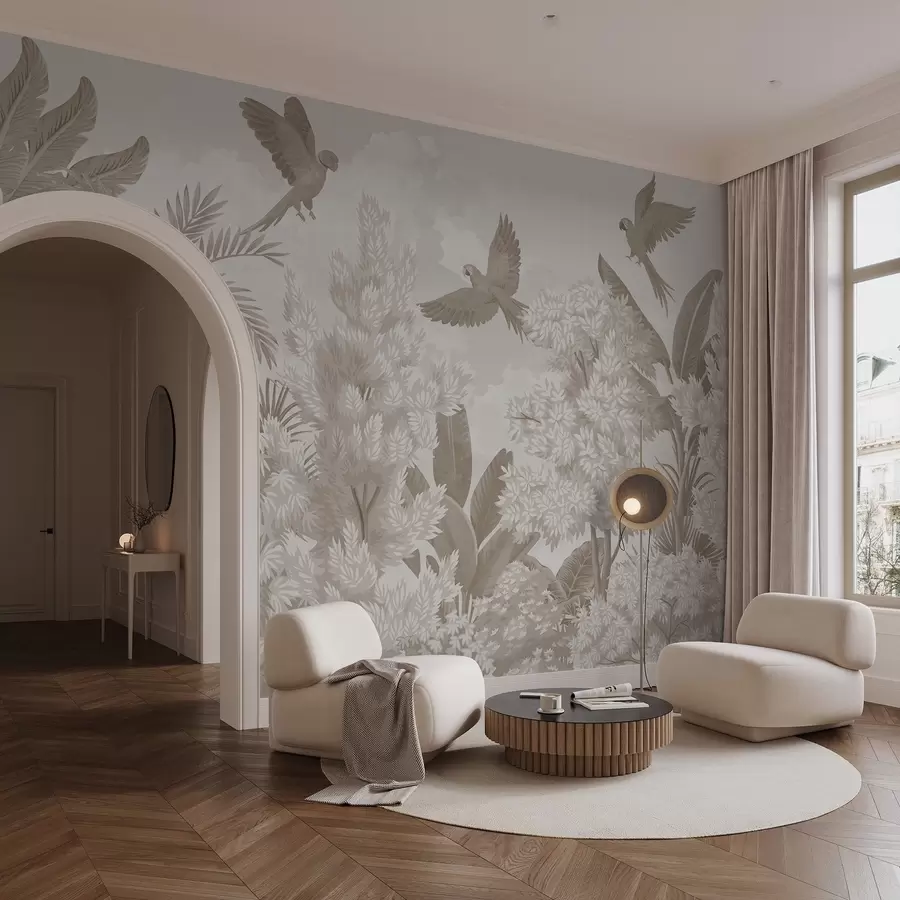 Фототапет Папагали в джунглата w04105v1